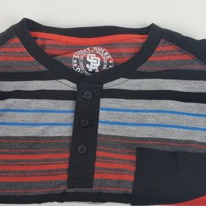 Street Rules Boy Shirt Large Size Red Black Blue